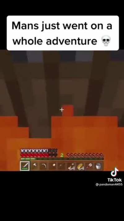 man was on a whole adventure