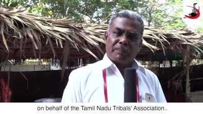 CPI(M) functionary shanmugam, who helped the victims get justice in vaachaathi case. 