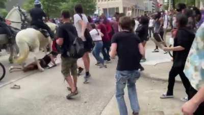 One nation under God, or a nation divided by Trump? You decide.