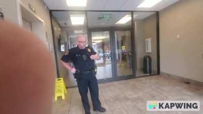 He is thinking chasing a girl to her house is ok. Because he wanted to give her a choice.