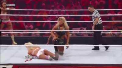 Alicia Fox and Beth Phoenix Breaking Kelly Kelly’s Back