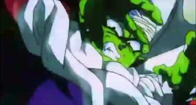 Buu when gohan just blasted off the goo making him not absorb both pickle and lil ssj3