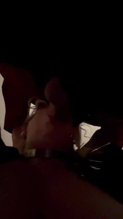 I love when he hammers his cock down my throat