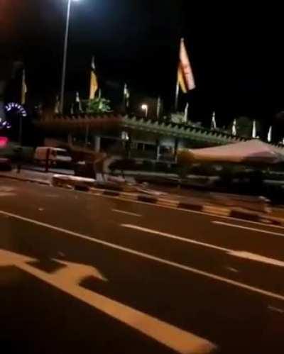 Trash in Bandar are everywhere. Video from @flowerinaboxbrunei in IG