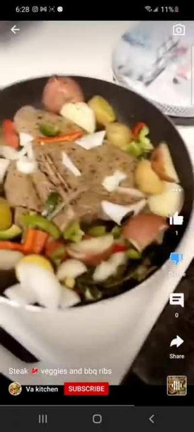 Hmmm burnt lime steak