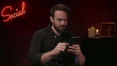 If y'all ever feel old, here's Charlie Cox not knowing the meaning of LMAO 💀