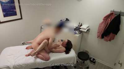 When I tried to do special inside massage for this MILF, she said it's she doesn't want to cheat on her husband so she'll finish me with her mouth. Well, that's not gonna be enough!