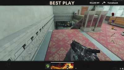 I got this crazy tomahawk kill to make it a triple!