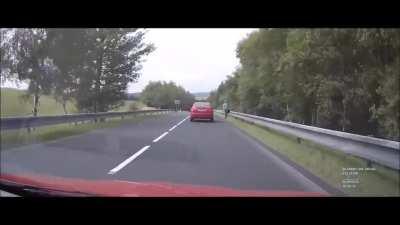 Sudden stop in no stopping zone