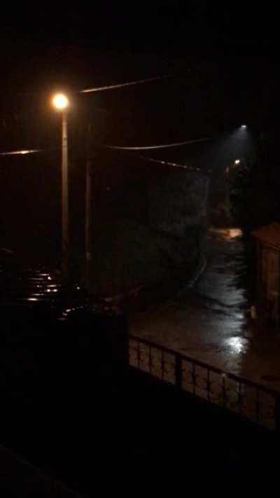 We are facing a storm, this one is called “Bárbara”. Greetings from Portugal.