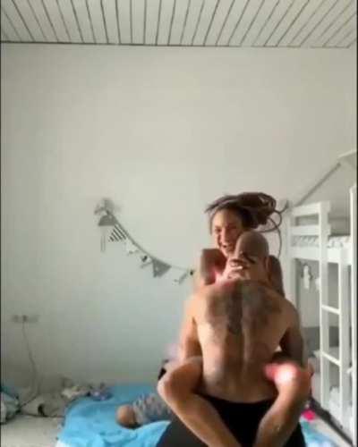 Baby scorpion from the top rope