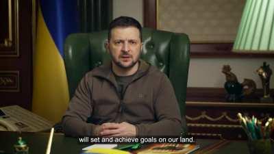 President Zelensky's Latest Address. 29/12/22. Duration 3m35. English Subtitles