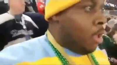 Logan waking up at a JuiceWRLD concert after the Mayweather fight