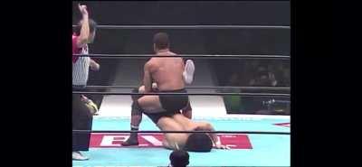 Dean Malenko with the UnderHook PowerBomb Texas Cloverleaf Transition • NJPW Fighting Spirit (1995)