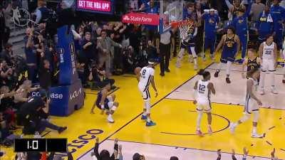 [Highlight] Jordan Poole game winning layup, full play + replay and alternate angles