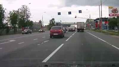 Well, the first guy got out of his way. Why wouldn't everyone else?