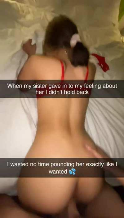 Sister gives in and gets ravaged by brother