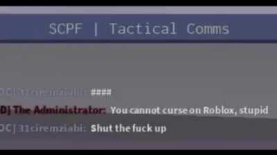 NOO don’t swear on roblox😩😩😩