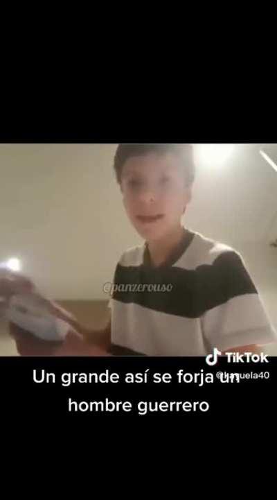 Un verdadero guerrero.