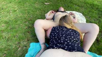 Our threesome in the park! [FFM]