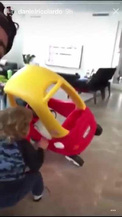 Ricciardo will be a great dad!