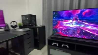 Chair 180° spin test POV.