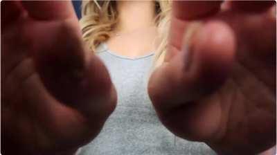 Braless grey tank top