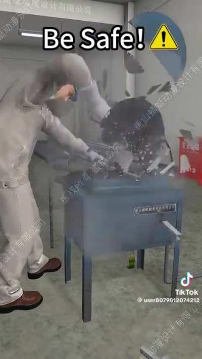 Part 4? Of the Chinese security videos. Now with blood!