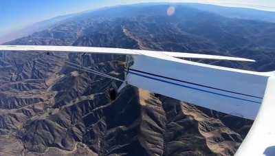 Youtuber loses engine during flight, skydives out.