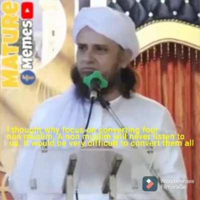 Islamic cleric explaining how they can defeat non-muslims in modern era. These guys only view muslim woman as a Baby machine without feelings and emotions.