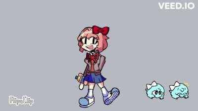 Another post about my fnf mod so called DDFF! here i made a teaser of the dokis animations that are coming to the mod :] ( Dont repost/Leak this tho- )