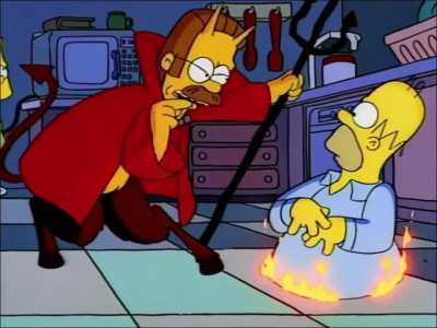 The Devil and Homer Simpson. Halloween Special!
