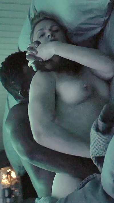 White woman enjoying BBC of her security guy while husband away