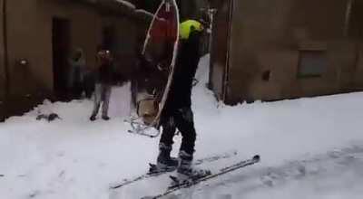 This, with Flight of the Valkyries in the background