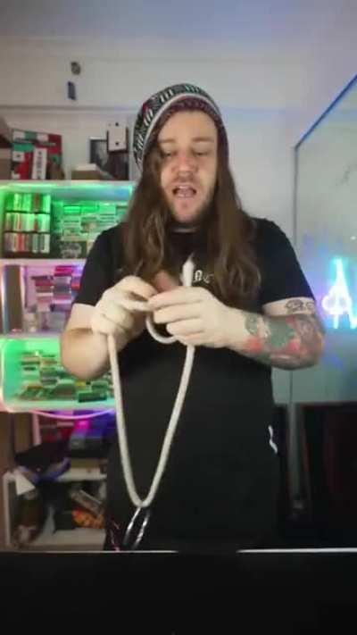 a rope and a ring....