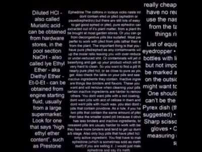 como hacer metanfetaminas