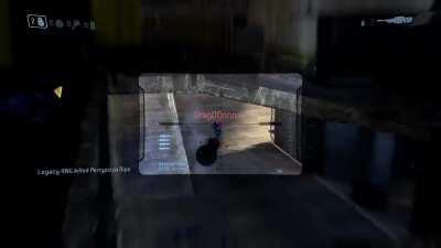 This guy used his own grenade as a shield