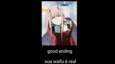 Usei a zero two por sim