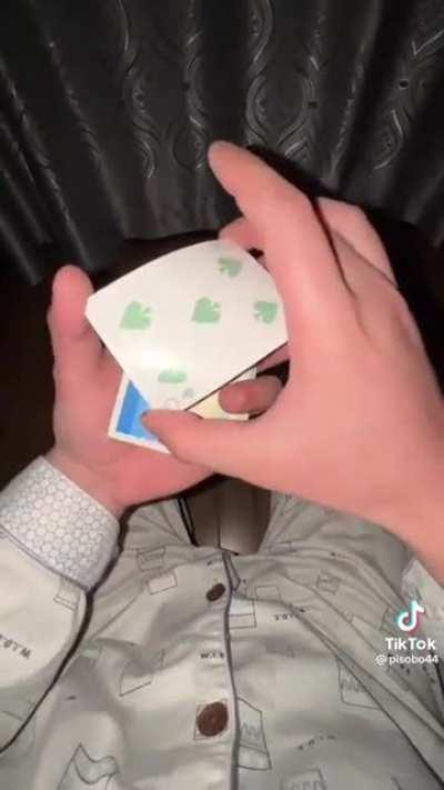 The way this guy does card tricks