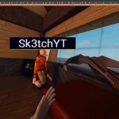 Working crossbow in Roblox VR