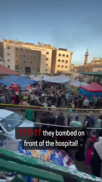 Additional scenes from attack on Al-Shifa Hospital Convoy