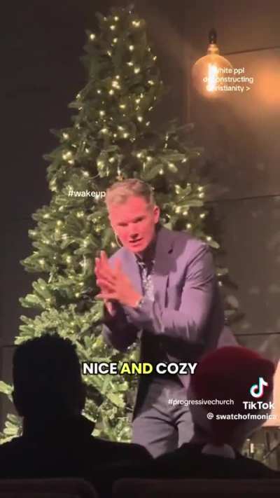 Finally a pastor preaching something worth hearing. I’m an atheist but I’d sit through this sermon