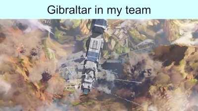 Enemy team Gibraltar vs Gibraltar in my team