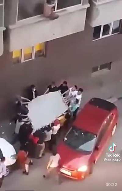 Team work to save a life