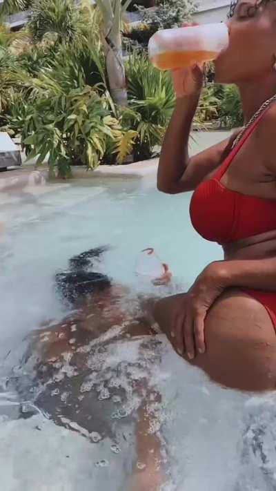 Christina’s TikTok while on vacation