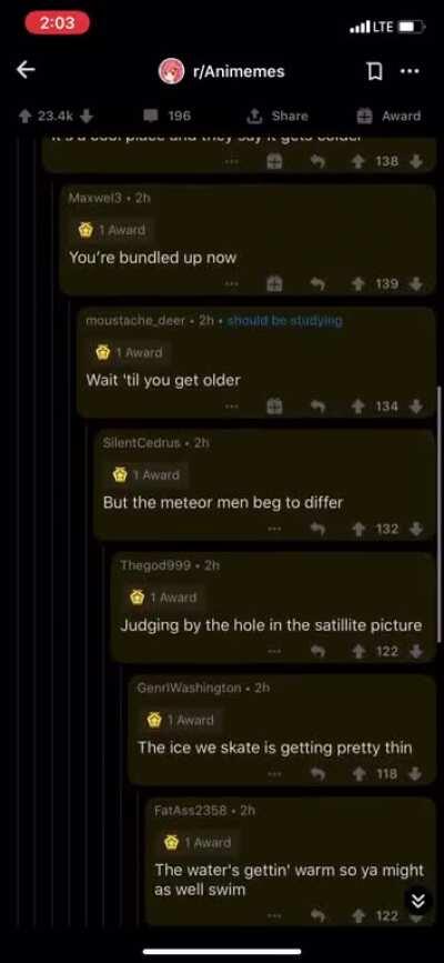 Reddit sings All star and everyone has Gold