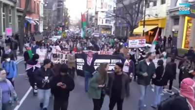 New York has taken to the streets in support of pro-humanity activist Mahmoud Khalil whom Trump attempted to deport and threaten despite him being a permanent U.S. resident.