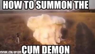 el demonio del cum