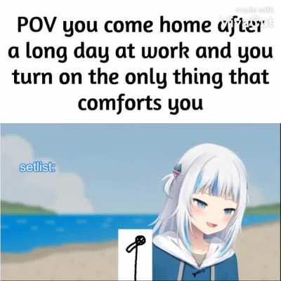 Hope it hasn't been done yet (damn watermark) bonus enjoy the full song sang by gura