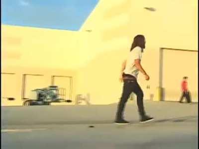 WCGW carrying coffees while skateboarding